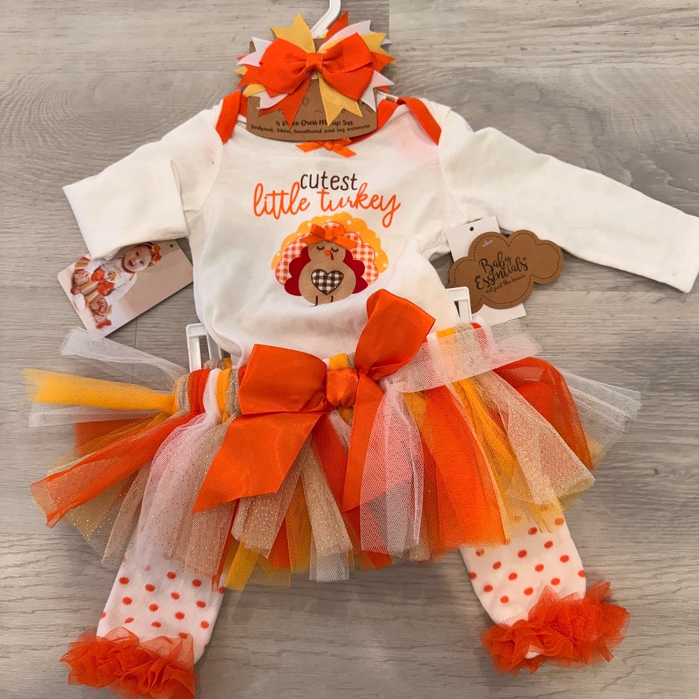 Cutest Little Turkey Set NWT